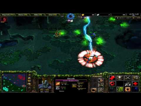 Dazzle Newbie Stunner With Aftershock Skill Forever Stunt Warcraft Dota LOD #20