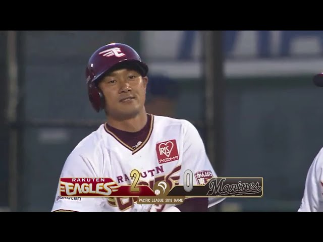 【1回裏】勝負強い!! イーグルス・銀次の先制タイムリーヒット!! 2018/4/25 E-M