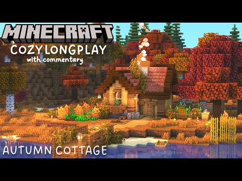 InfiniteDrift - Relaxing Minecraft Longplay With Commentary - Cozy Autumn Starter Cottage