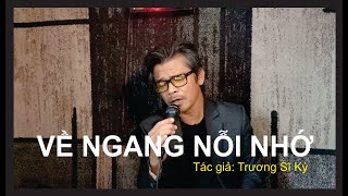 Về ngang nỗi nhớ