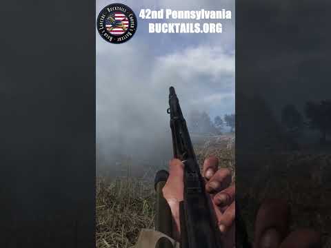 Scoped Whitworth rifle - 1154 yards long range hit  #warofrights  #sniper