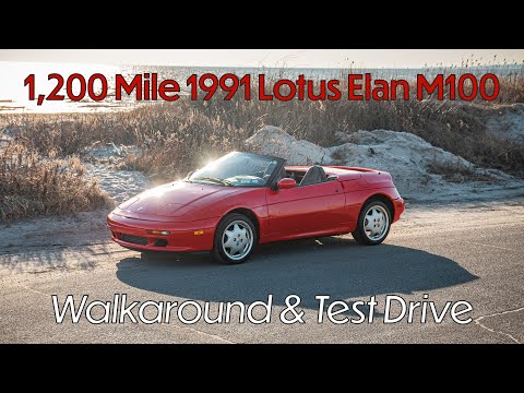 1,200 Mile 1991 Lotus Elan M100 Walkaround and Driving Video