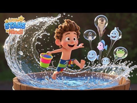 Chitti Ne Naha Liya Hai 🚿 | नहाने वाली हिंदी कविता | Nursery Rhymes in Hindi