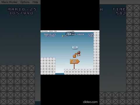 MWR:Mario takes the checkpoint & he gets a life vid 5. #shorts #mario #checkpoint #secretbox #1life