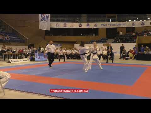 2nd KWU EC, Final -50 Rafaela evangelia Tsakiri (Greece, aka) - Hayley-Beth Rowlands (Great Britain)