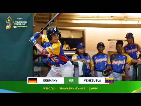 HIGHLIGHTS – Germany vs. Venezuela – WBSC U-12 Baseball World Cup