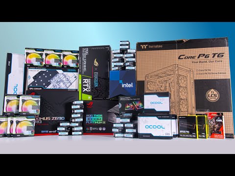 A PC out of this world?! | Water Cooled Core P5 Gaming PC Build | RTX 3090 & Intel Core i9 12900k