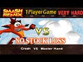 Smash Remix Classic Mode Gameplay With Crash VERY HARD No Stock Loss