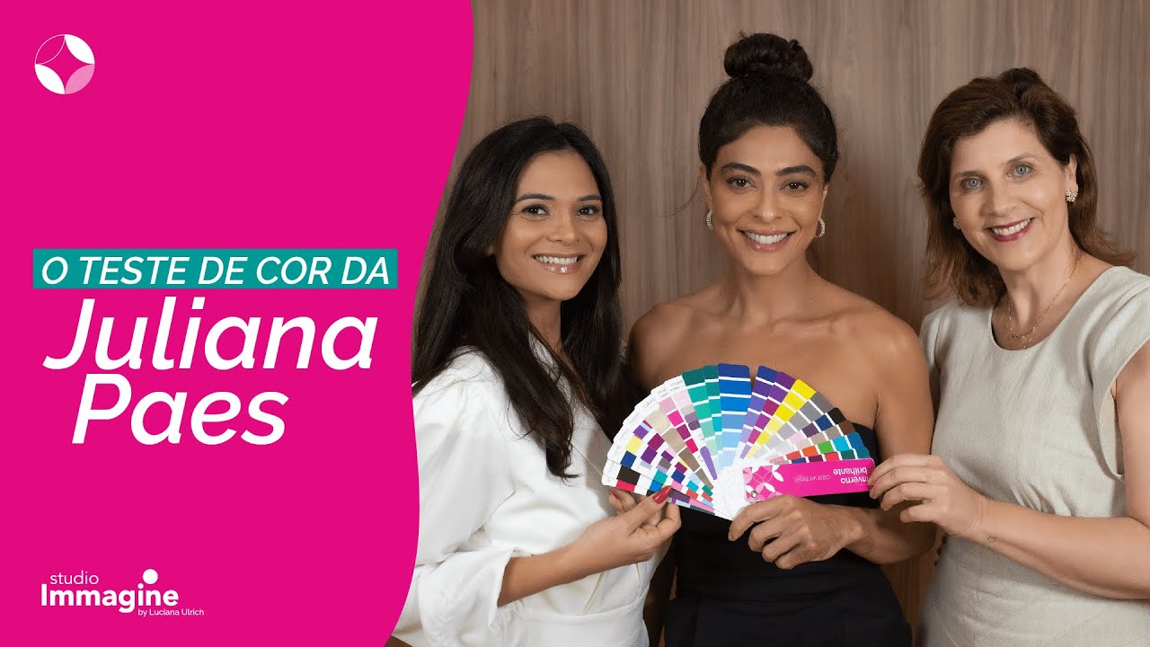 O teste de cor completo da Juliana Paes!