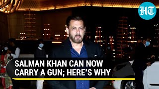 Salman Khan gets license to carry gun for self-protection amid death threats | Details