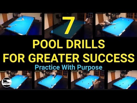 7 Pool drills that work/how to practice Pool w/purpose