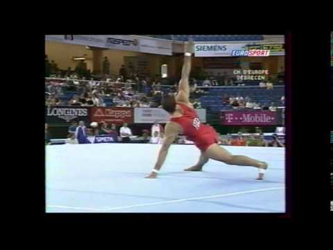 Razvan SELARIU (ROM) floor - 2005 Europeans Debrecen EF