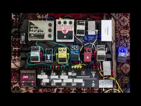 My Pink Floyd guitar gear - custom pedalboard demo - NEW!!