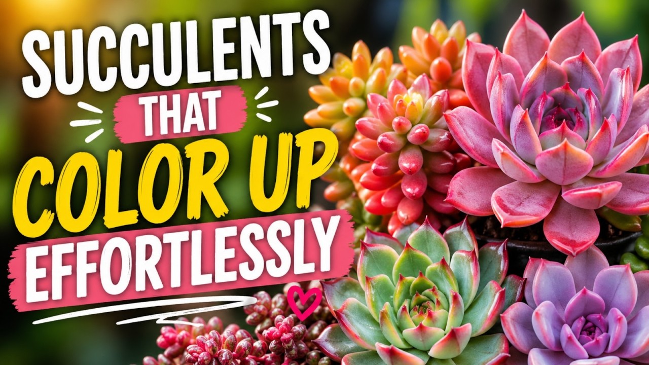 15 Succulents that Color Up Effortlessly
