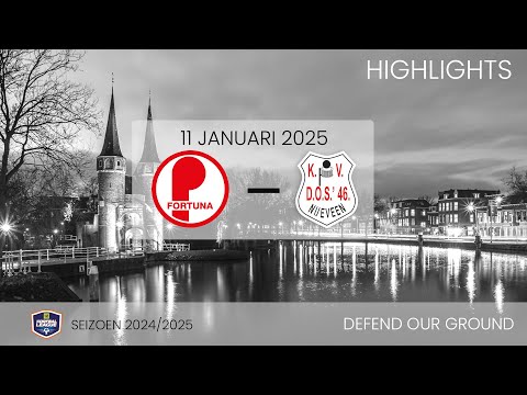 Highlights Fortuna - DOS'46/VDK Groep, 11 januari 2025