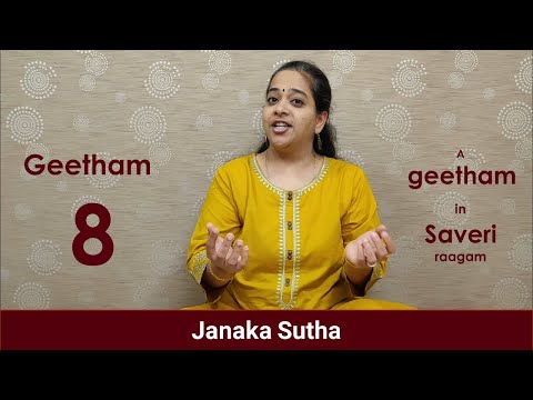 Geetham 8 (Saveri ) - Janaka Sutha