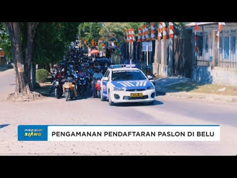 KAPOLRES BELU PIMPIN PENGAMANAN PENDAFTARAN BAKAL PASLON BUPATI DAN WABUP
