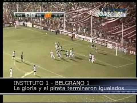 [Fecha 25] Instituto 1 - Belgrano 1 [B Nacional 09/10]