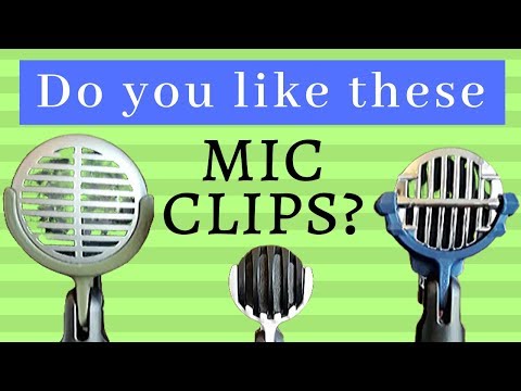 Like my new harmonica toys? (Mic clips for harp players)