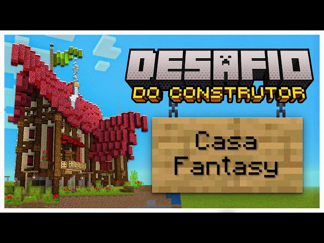 Minecraft  Como Fazer Uma Casa de Fantasia Medieval 