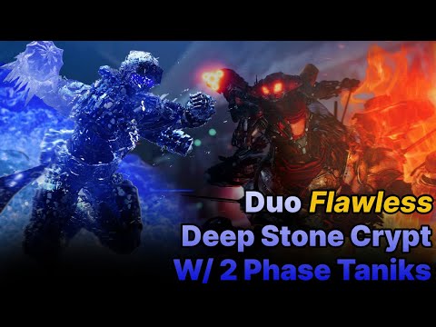 Duo Flawless Deep Stone Crypt (With 2 Phase Taniks Kill) - Titan - Season of the Seraph