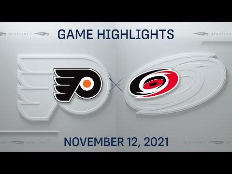 NHL Highlights | Flyers vs. Hurricanes  - Nov 12, 2021