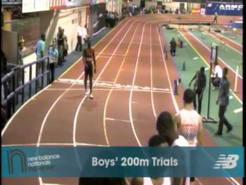 Boys 200m Prelim Heat 4 - New Balance Indoor Nationals 2011