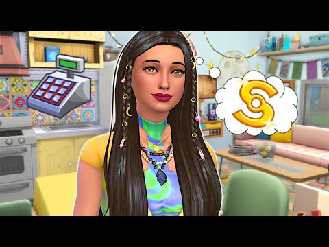 Can my sim run a successful business by knitting? // Sims 4 cute knitting business