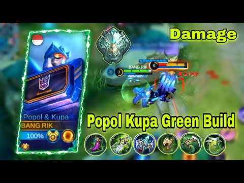 POPOL KUPA GREEN BUILD, DAMAGE? - Build Popol And Kupa Top 1 Global