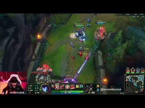 JackeyLove Draven POV vs Hope Ashe ~ TES vs JDG ~ LPL Spring 2022 ~ Game 1