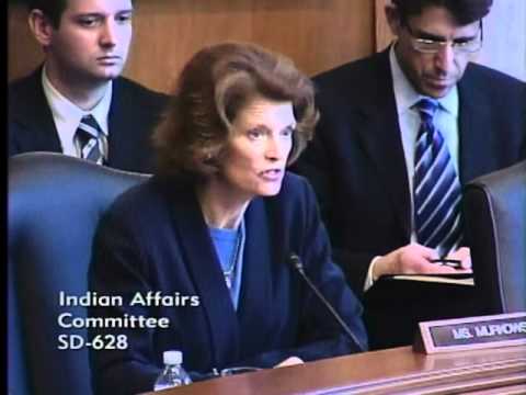 Senator Murkowski Opening Statement at Indian Affairs Committee Hearing 3/22/12