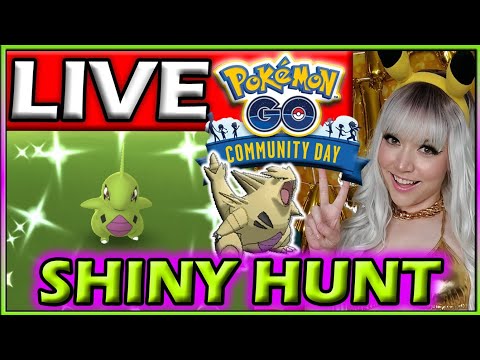 LIVE LARVITAR COMMUNITY DAY SHINY HUNT POKÉMON GO!