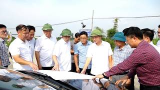 UBND tỉnh làm việc với phường Tam Điệp, phường Yên Thắng về tiến độ thu tiền sử dụng đất, đấu giá quyền sử dụng đất