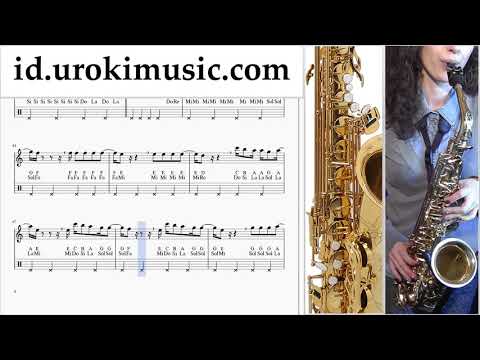 Cara Bermain Saksofon (Alto) Reik ft. Ozuna, Wisin - Me Niego Tutorial Tab um-a592