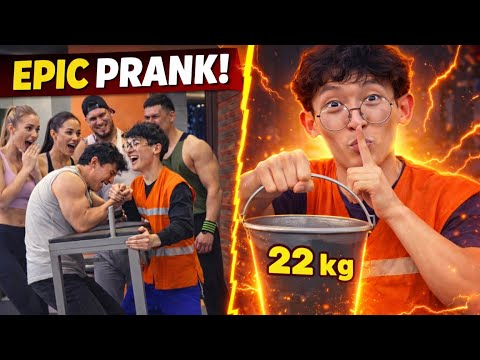 Cleaner, Prank 😂 22 kg🪣￼