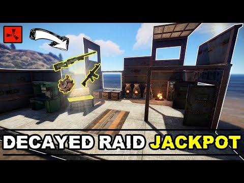 JACKPOT CHEAP SOLO RAID ON RICHEST RUST DECAYING BASE!! - RUST SOLO EP3