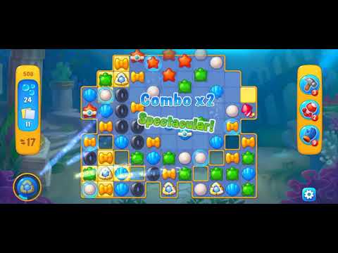 Fishdom Level 508 || get reward booster || get life unlimited