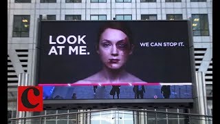 Look At Me: Women's Aid interactive billboard