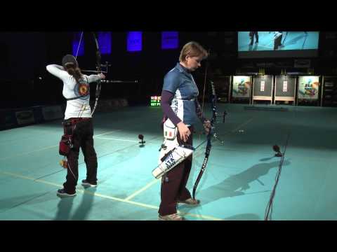 Natalia Valeeva v Celine Schobinger – recurve women gold | 2013 Nimes Tournament
