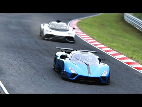 2022 SSC Tuatara Striker vs Mercedes-AMG Project One at Nordschleife
