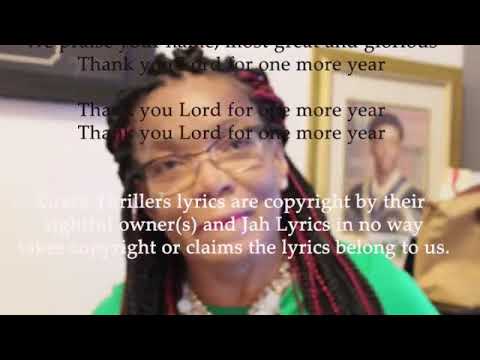 Thank You Lord for one more year