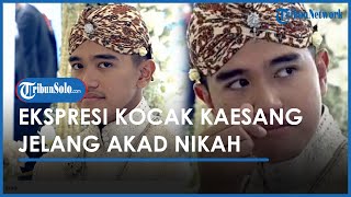 Ekspresi Kocak Kaesang hingga Beri Simbol Sarangheyo ke Kamera Jelang Akad Nikah