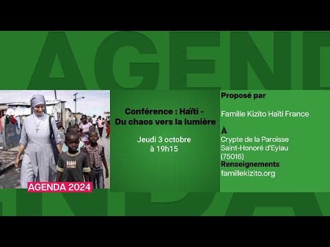 Agenda du 27 septembre 2024