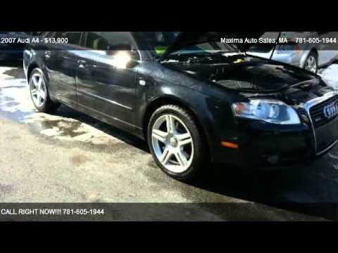 2007 Audi A4 2.0T quattro - for sale in Malden, MA 02148