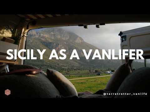 visiting SICILY in a van (north coast) // Italy van life vlog