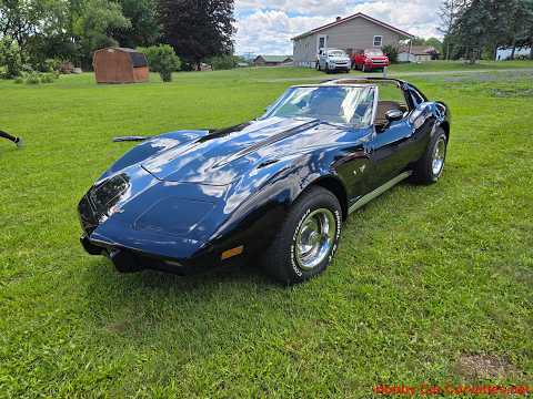 1977 Black Corvette Tan Int L82 4spd Video