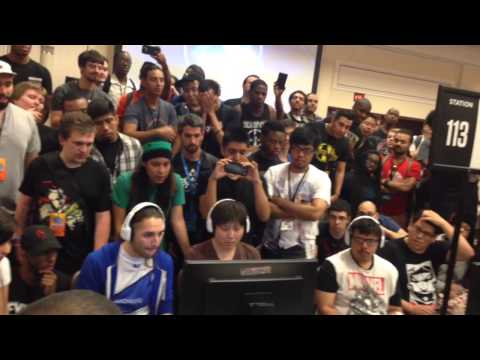 Chris G vs RF evo crowd/player reaction