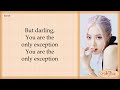 ROSÉ The Only Exception Cover Lyrics