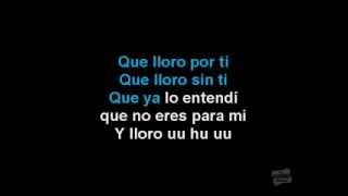 Karaoke De Que Lloro - Sin Bandera
