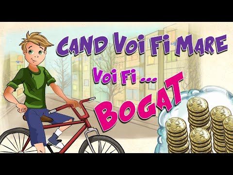 Cand voi fi mare, voi fi... BOGAT! (poveste animata) - Povesti de educatie fianciara pentru copii